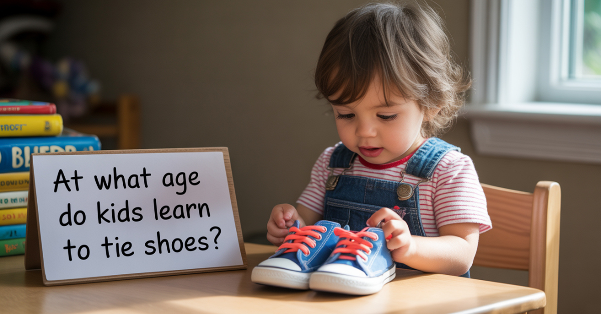 At What Age Do Kids Learn to Tie Shoes